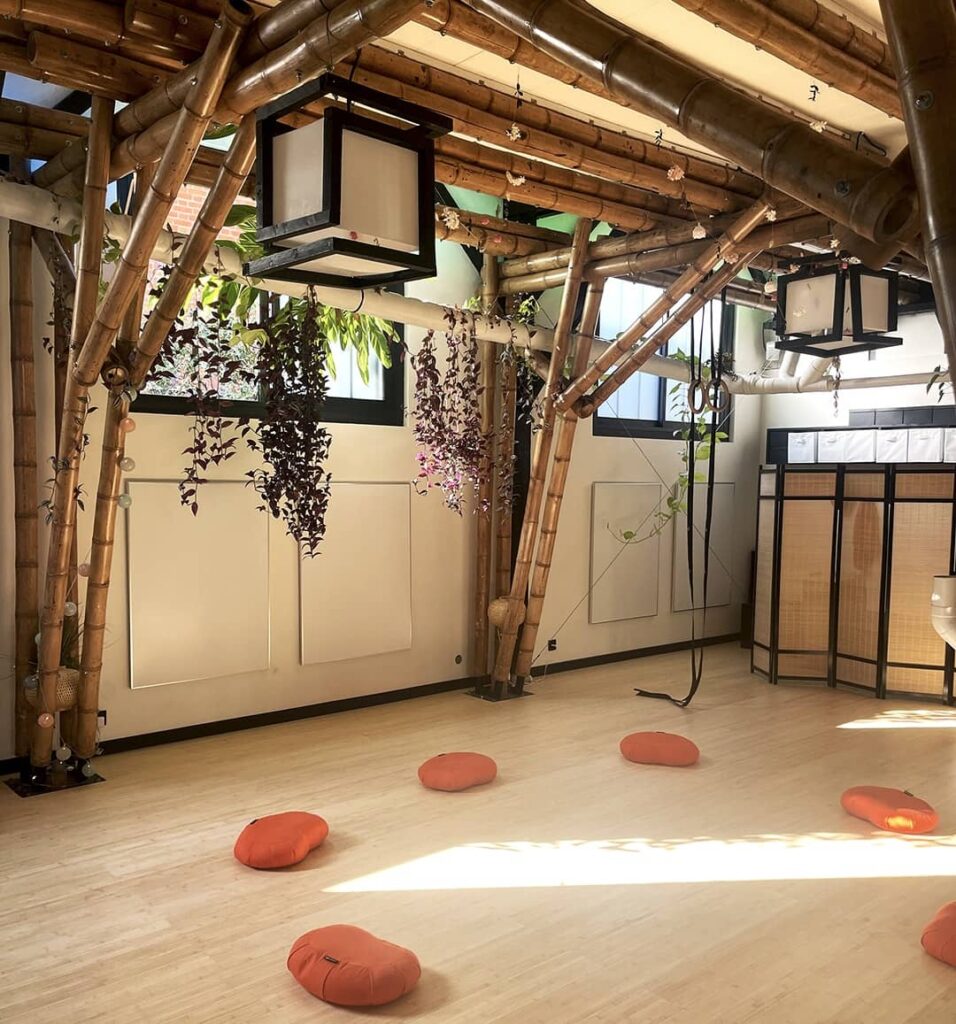 dojo olympiades, bamboo, salle polyvalentes, activités, Flottaison, meiso, isolation sensorielle